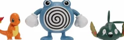 Pokemon - Charmander + Poliwhirl + Trubbish Battle Figure Set