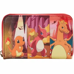 Pokemon - Charmander Evolutions 4” Faux Leather Zip-Around Wallet
