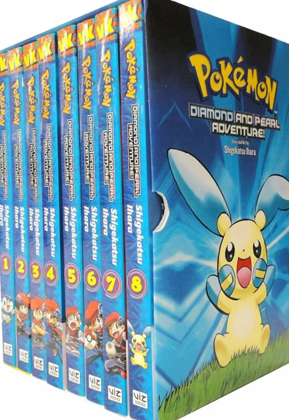Pokemon - Diamond and Pearl Adventure! Manga Paperback Book (Vol. 1-8)