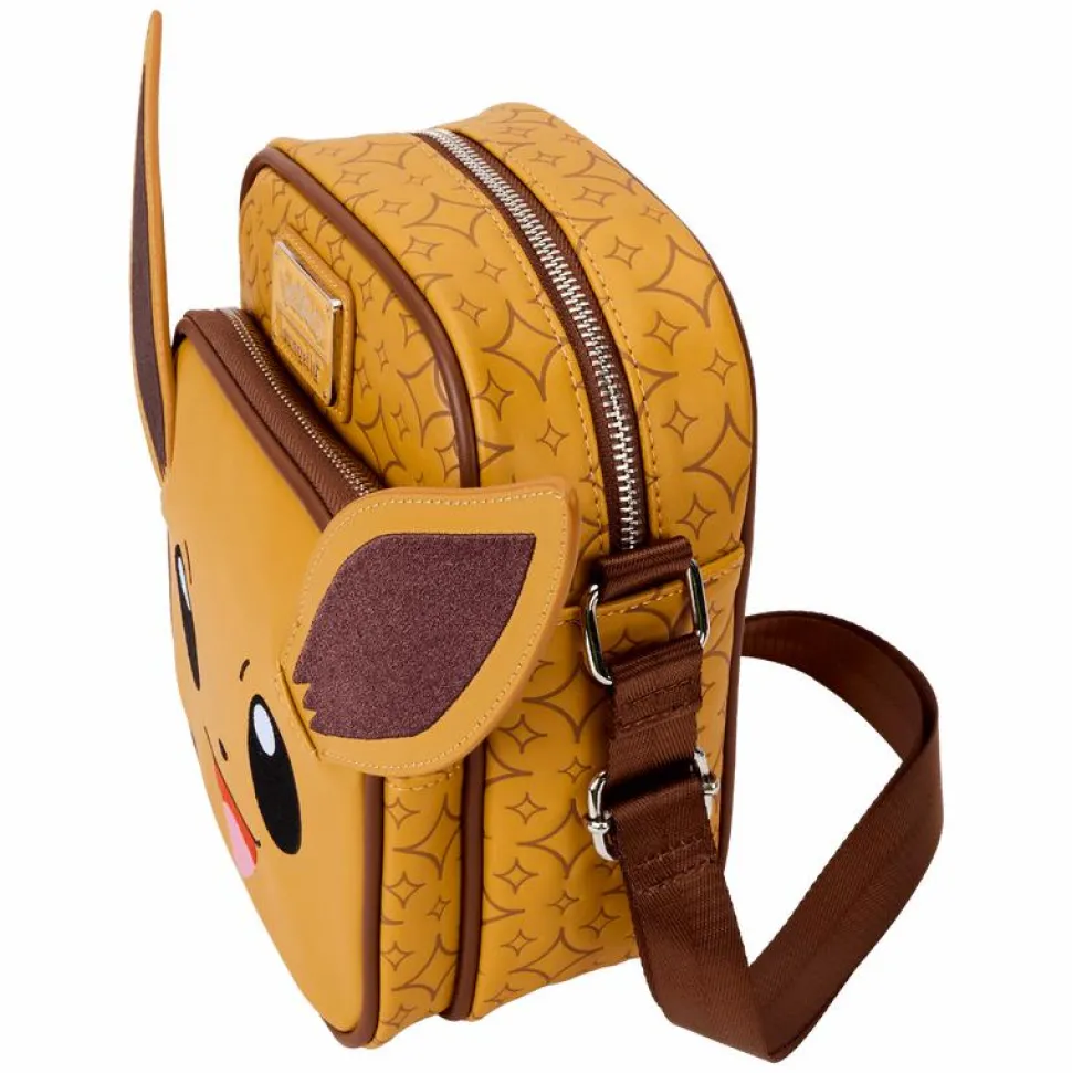 Pokemon - Eevee 8" Faux Leather Passport Crossbody Bag