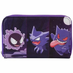 Pokemon - Gengar Evolution 4" Faux Leather Zip-Around Wallet
