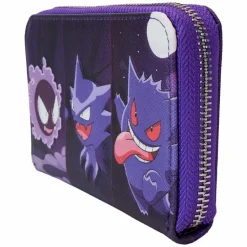 Pokemon - Gengar Evolution 4" Faux Leather Zip-Around Wallet