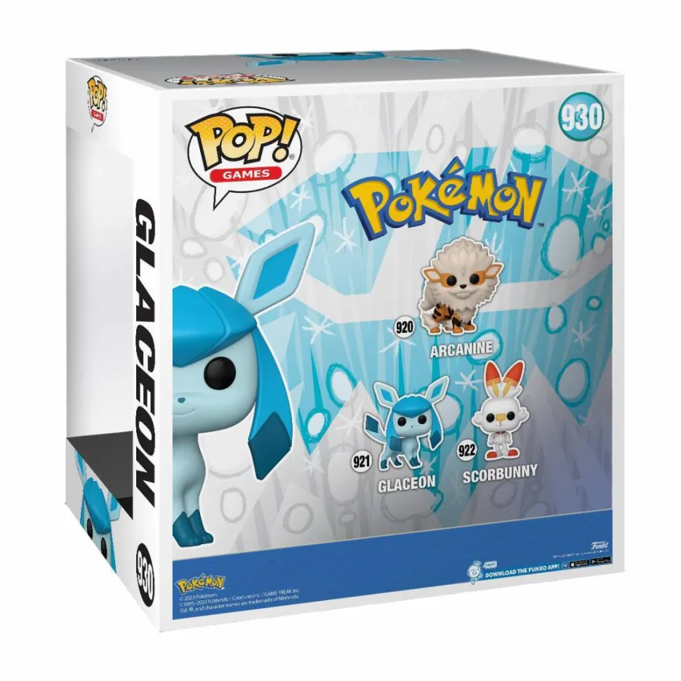 Pokemon - Glaceon 10" Jumbo Pop! Vinyl Figure