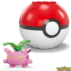 Pokemon - Hoppip Pokeball Mega Construx Construction Set Mini Figure (21 Pieces)