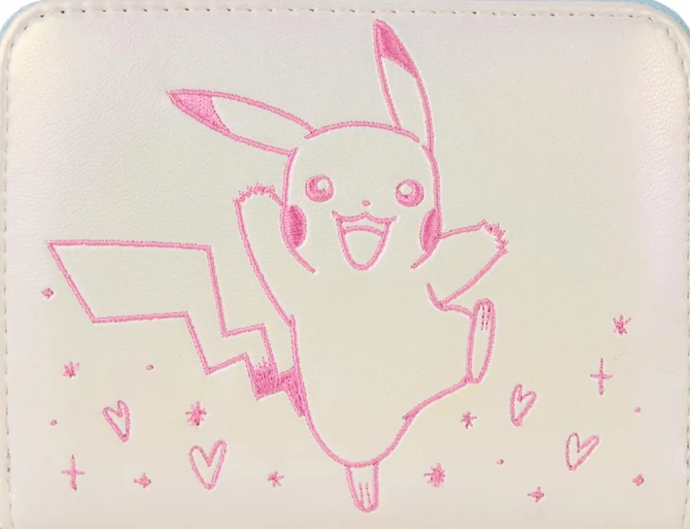 Pokemon - Iridescent Pikachu 4" Faux Leather Zip-Around Wallet