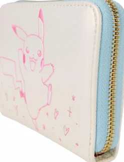 Pokemon - Iridescent Pikachu 4" Faux Leather Zip-Around Wallet