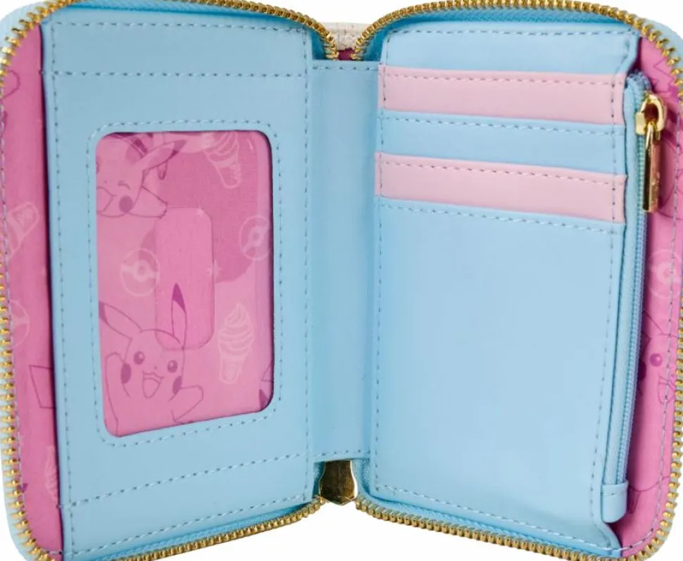 Pokemon - Iridescent Pikachu 4" Faux Leather Zip-Around Wallet