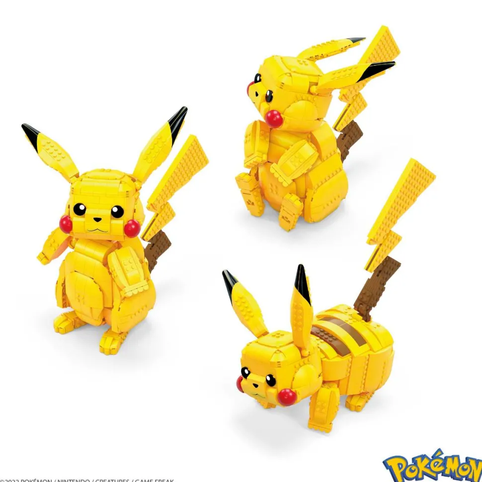Pokemon - Jumbo Pikachu MEGA Building Block Construction Set (825 Pieces)
