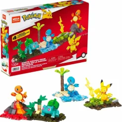 Pokemon - Kanto Region Team Mega Construx Construction Set (130 Pieces)