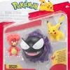 Pokemon - Magby + Gastly + Pikachu Battle Figure Set
