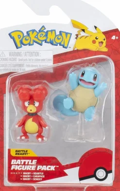 Pokemon - Magby + Squirtle Battle Figure Battle Figure 2-Pack