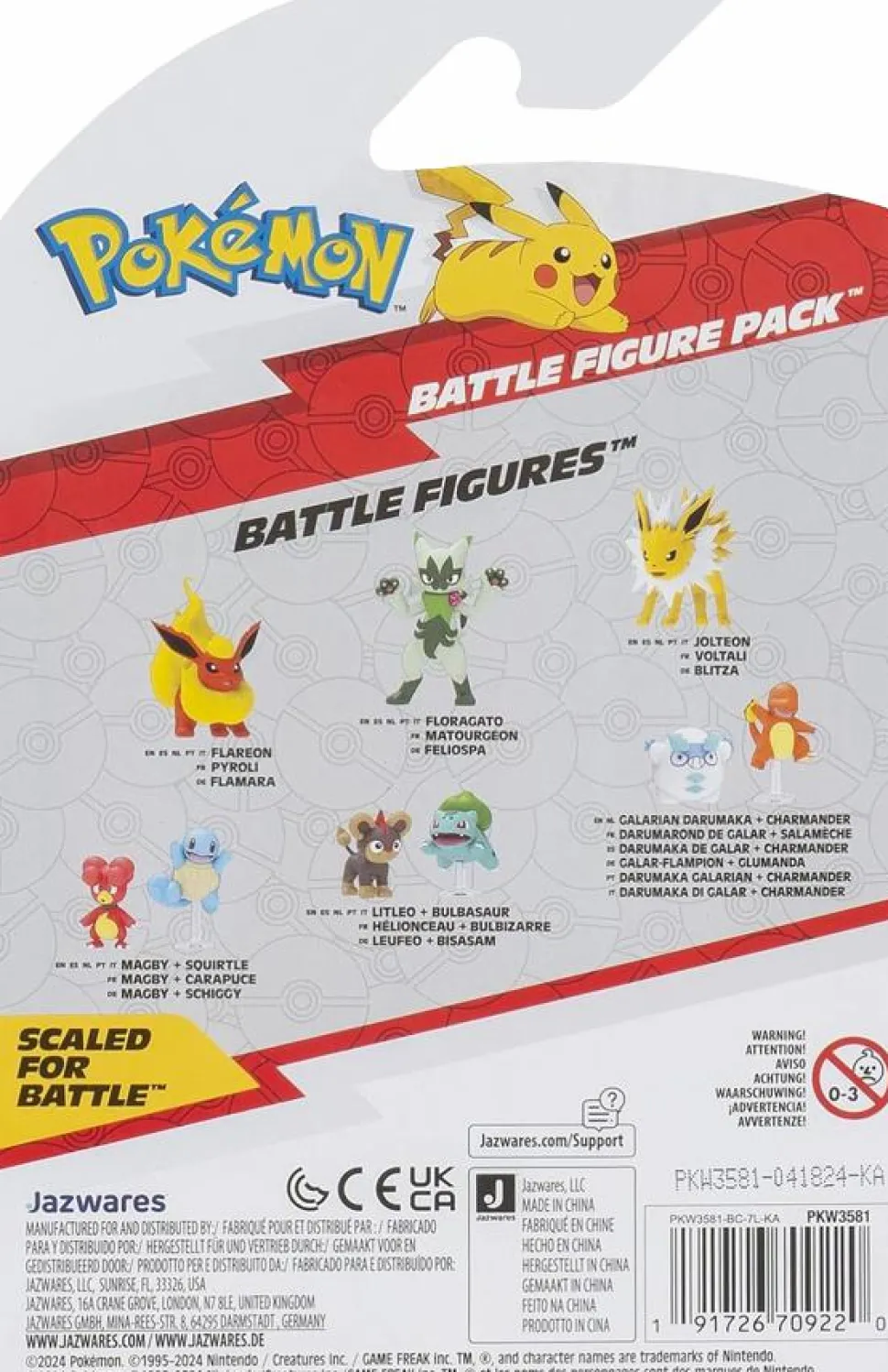 Pokemon - Magby + Squirtle Battle Figure Battle Figure 2-Pack