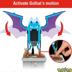 Pokemon - Mini Motion Golbat Mega Construx Building Block Construction Set (318 Pieces)