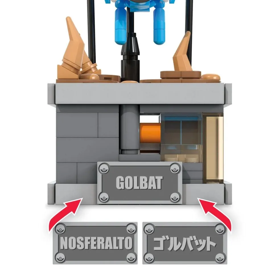 Pokemon - Mini Motion Golbat Mega Construx Building Block Construction Set (318 Pieces)