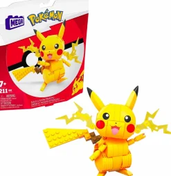 Pokemon - Pikachu Build & Show Mega Contrux Construction Set (211 Pieces)