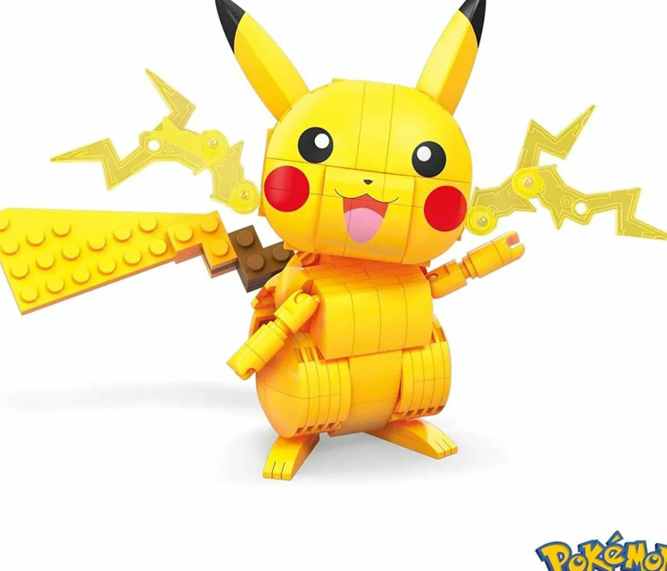 Pokemon - Pikachu Build & Show Mega Contrux Construction Set (211 Pieces)