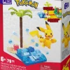 Pokemon - Pikachu's Beach Splash Adventure Builder Mega Construx Construction Set (79 Pieces)