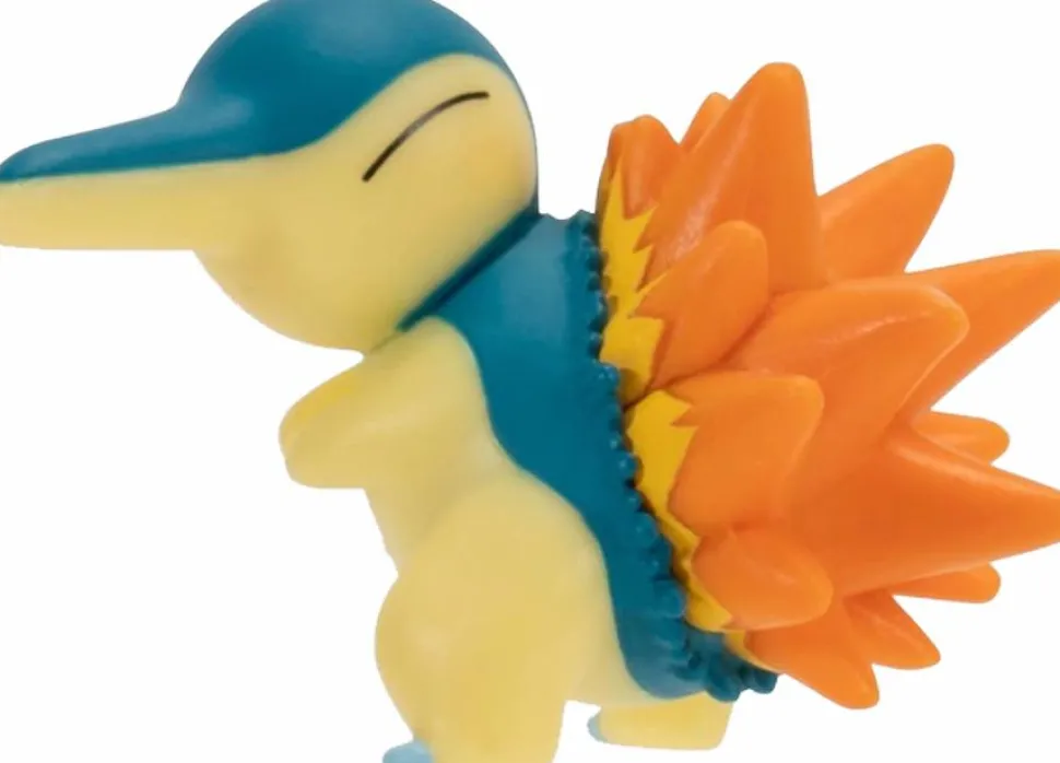 Pokemon - Poliwag + Zangoose + Cyndaquil Battle Figure Set