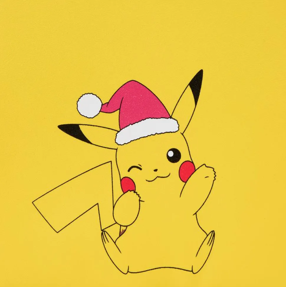 Pokemon - Santa Pikachu Christmas Lights Light Up 10" Faux Leather Mini Backpack