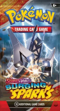 Pokemon - Scarlet & Violet 8 Surging Sparks Booster Pack (10 Cards)