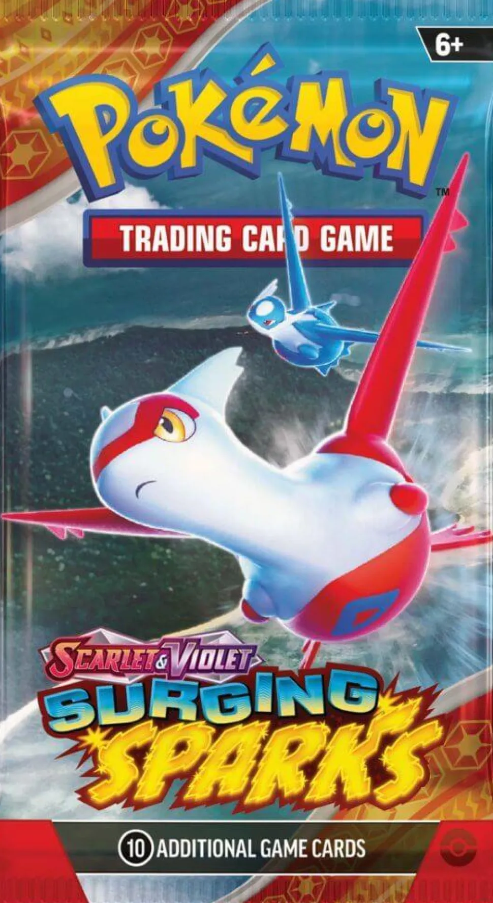 Pokemon - Scarlet & Violet 8 Surging Sparks Booster Pack (10 Cards)