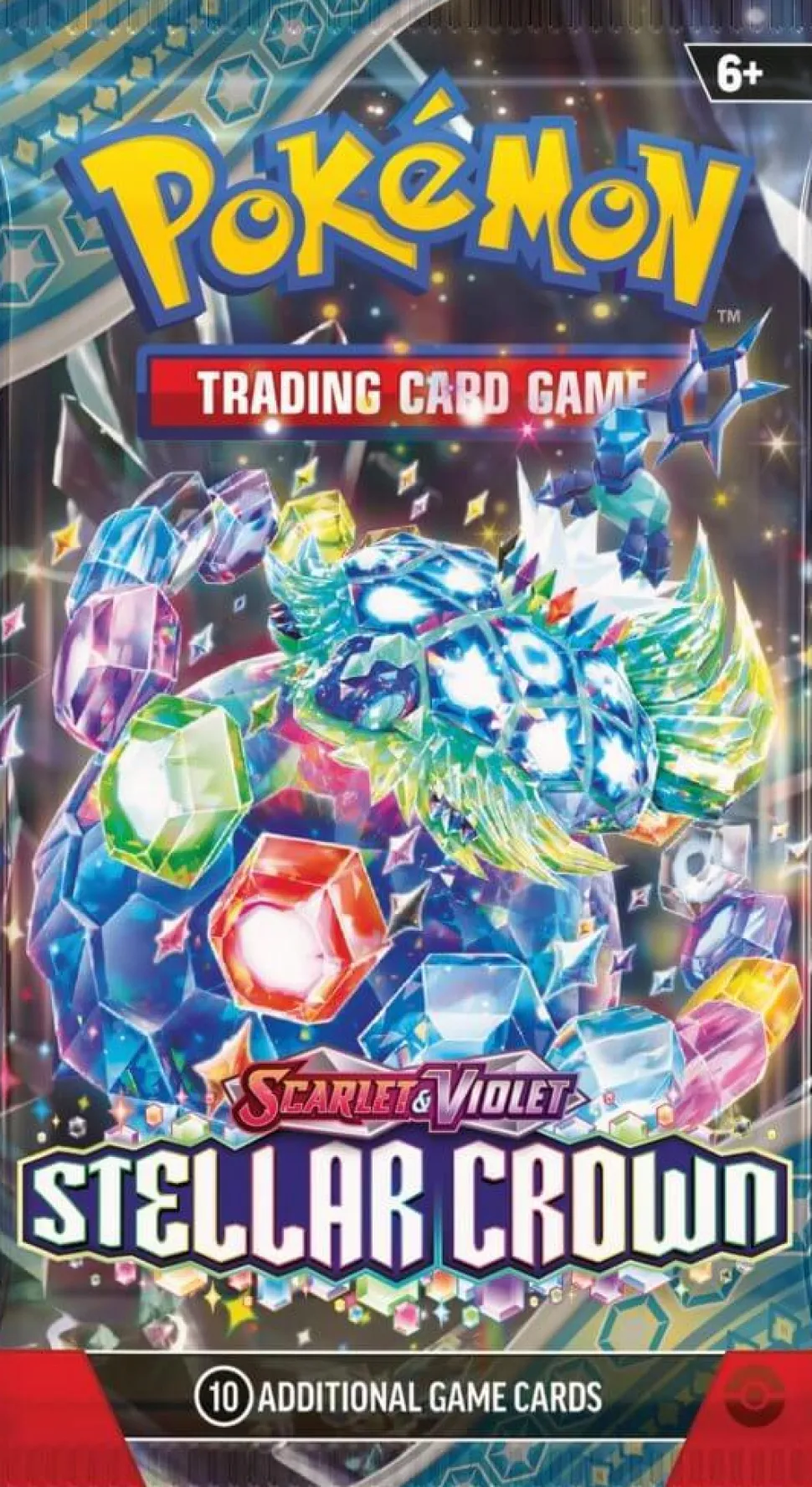 Pokemon - Scarlet & Violet 7 Stellar Crown Booster Pack (10 Cards)