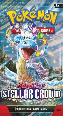 Pokemon - Scarlet & Violet 7 Stellar Crown Booster Pack (10 Cards)