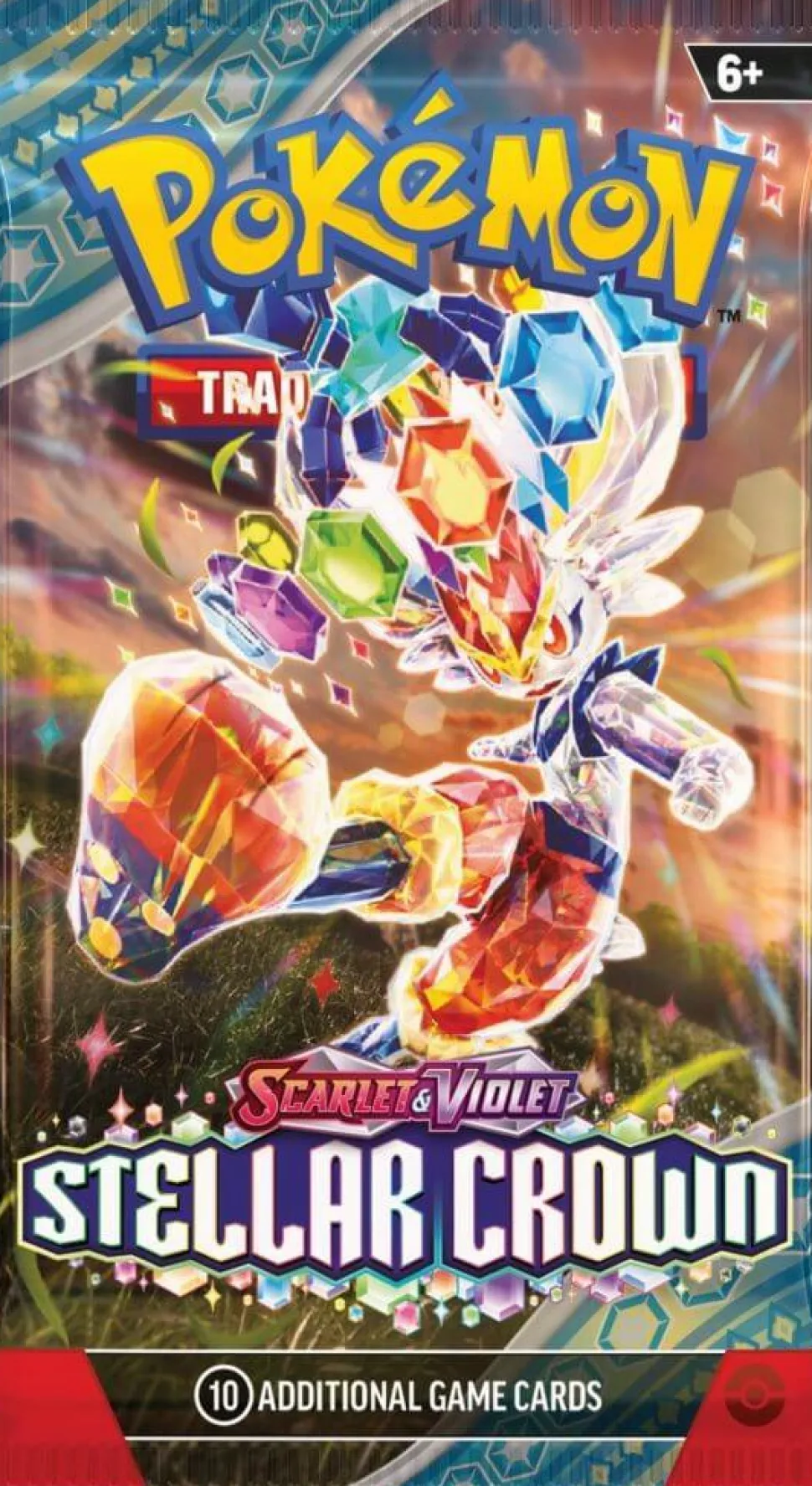 Pokemon - Scarlet & Violet 7 Stellar Crown Booster Pack (10 Cards)