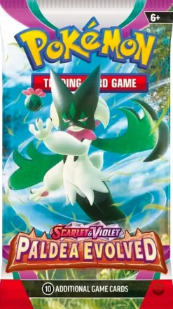 Pokemon - Scarlet & Violet 2 Paldea Evolved Booster Pack (10 Cards)