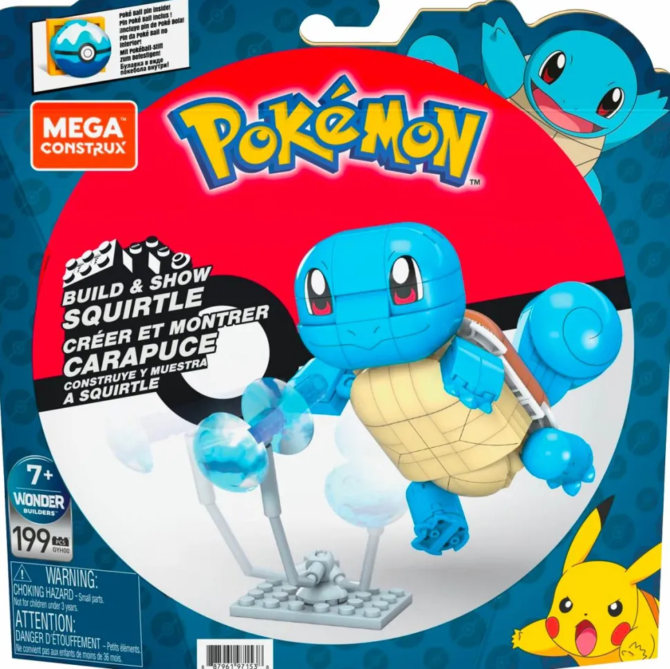 Pokemon - Squirtle Mega Construx Construction Set (199 Pieces)
