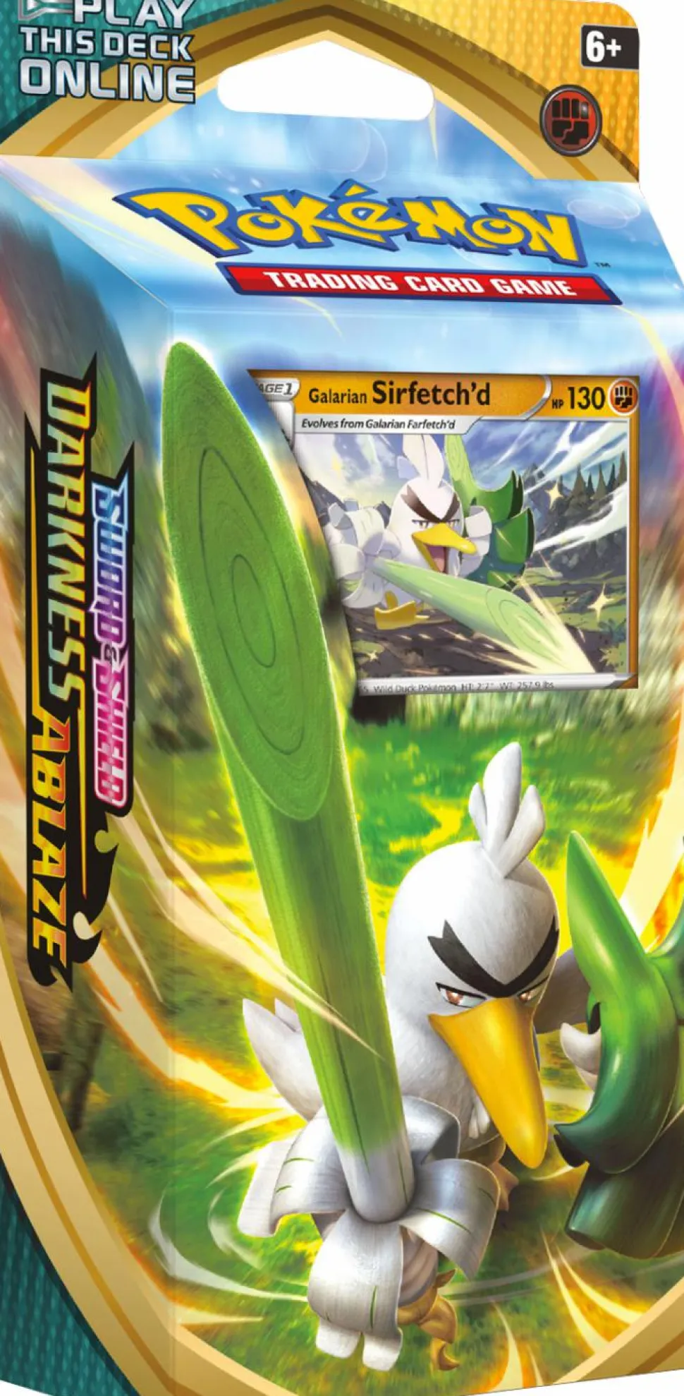 Pokemon - Sword & Shield Darkness Ablaze Galarian Sirfetch’D Theme Deck