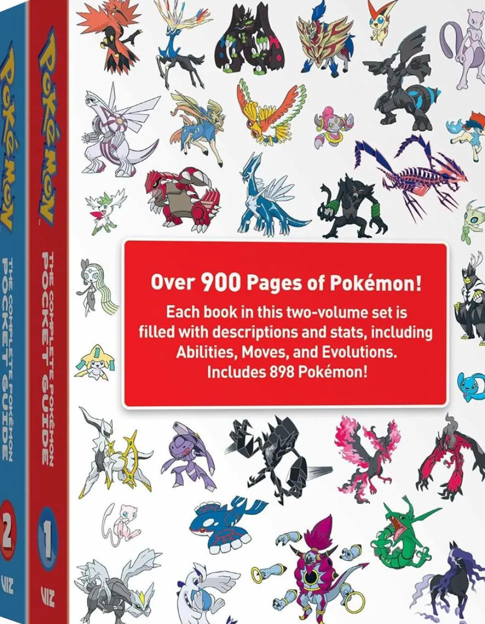 Pokemon - The Complete Pokemon Pocket Guide Paperback Book Box Set