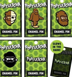Popcultcha - Bigfoot & Logo Enamel Pin Bundle (Set of 5)
