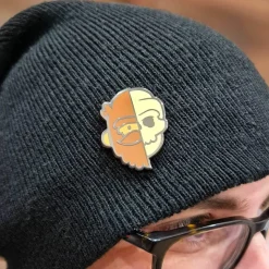 Popcultcha - Bigfoot Head (Half Skull) Enamel Pin