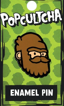 Popcultcha - Bigfoot Head (Sketch) Enamel Pin