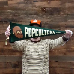 Popcultcha x Oxford Pennant - Popcultcha Est. 1993 Wool Felt Pennant (9" x 27")