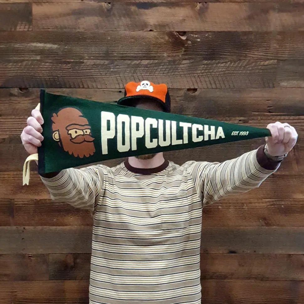 Popcultcha x Oxford Pennant - Popcultcha Est. 1993 Wool Felt Pennant (9" x 27")