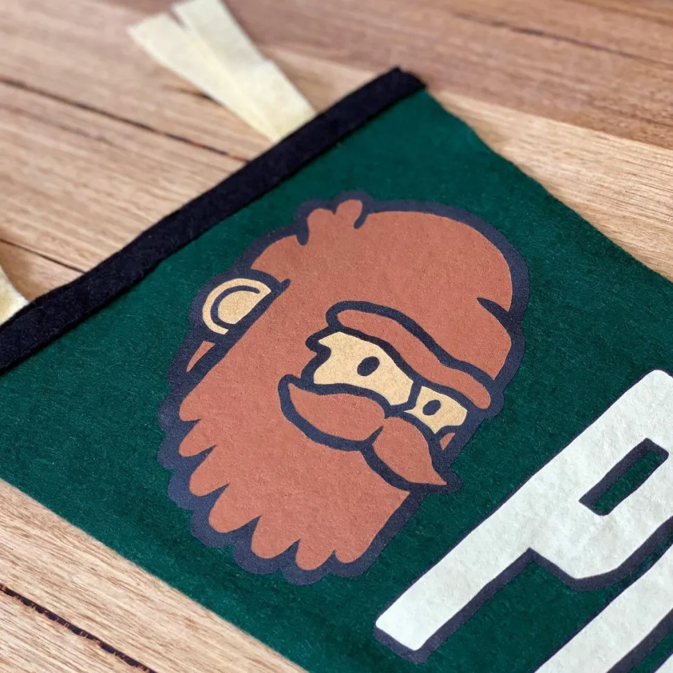 Popcultcha x Oxford Pennant - Popcultcha Est. 1993 Wool Felt Pennant (9" x 27")