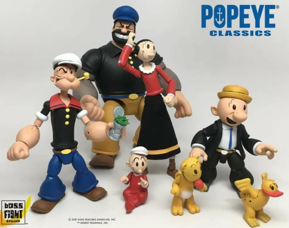 Popeye - Castor Oyl 1/12th Scale Action Figure