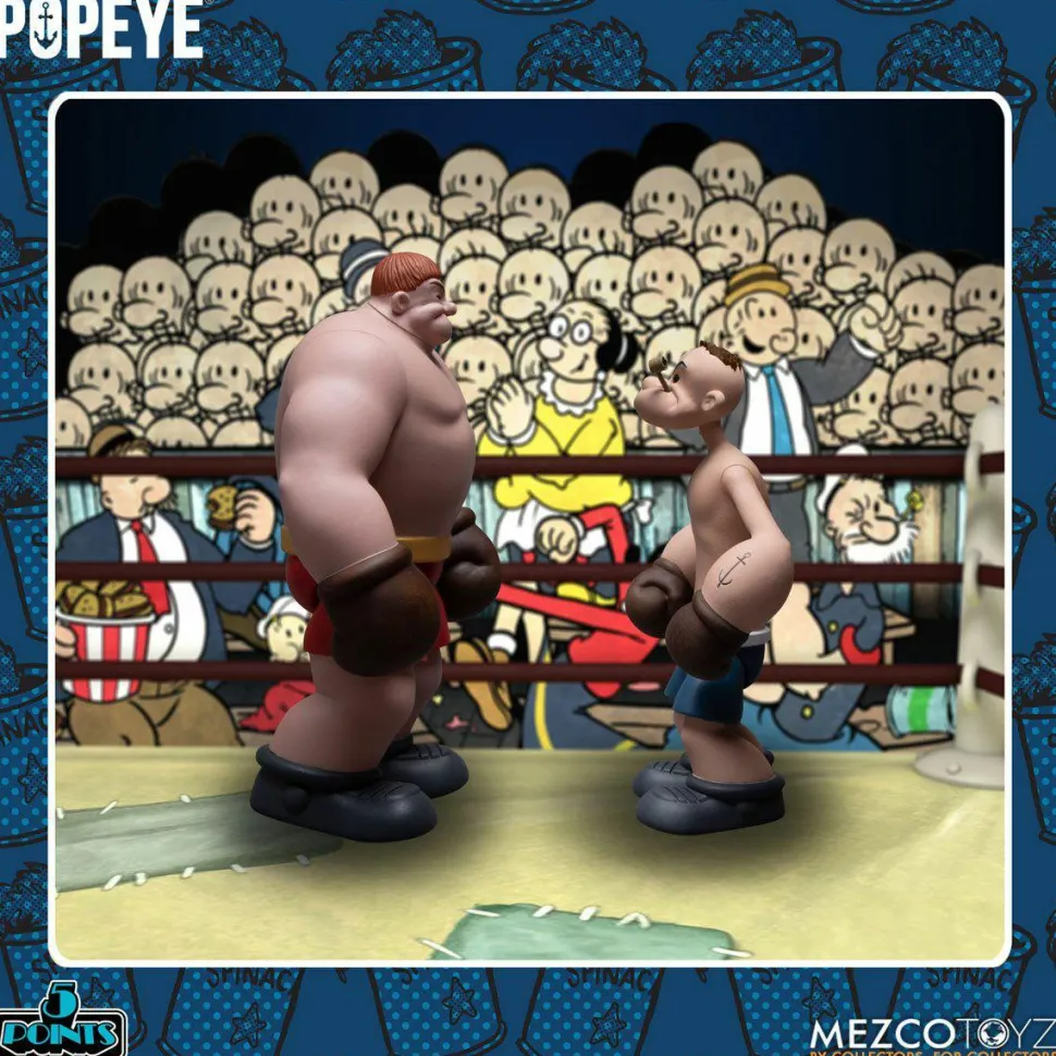 Popeye - Popeye & Oxheart 5-Points 3.75” Action Figure 2-Pack