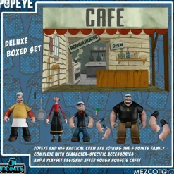 Popeye - Popeye Deluxe 5-Points 3.75” Action Figure 4-Pack