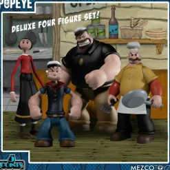 Popeye - Popeye Deluxe 5-Points 3.75” Action Figure 4-Pack