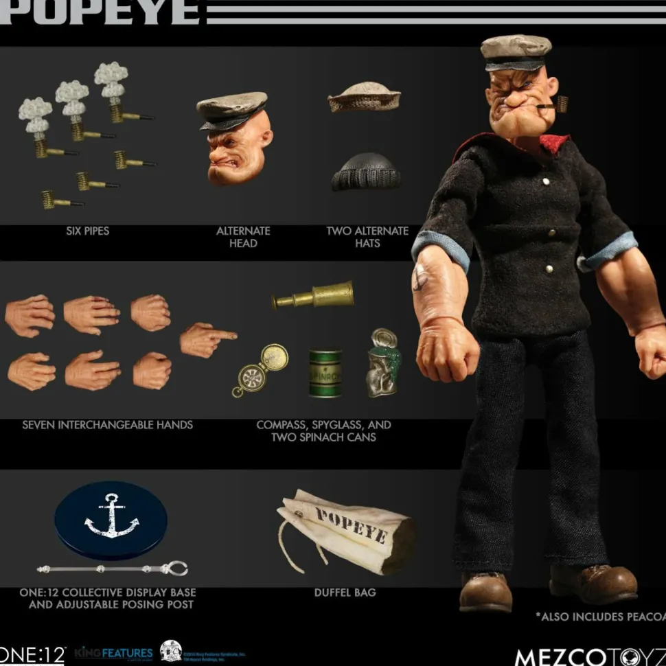 Popeye - Popeye One:12 Collective 1/12th Scale Action Figure