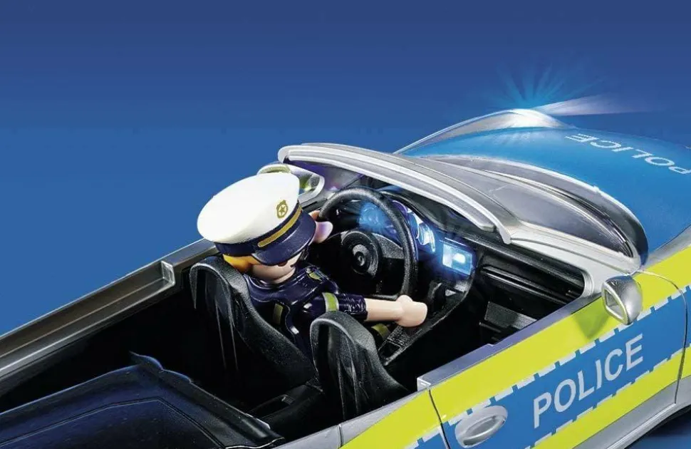 Porsche - 911 Carrera 4S Police Car Playmobil Vehicle Playset (70066)