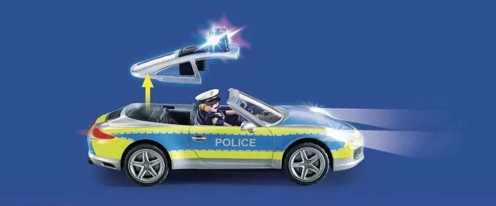 Porsche - 911 Carrera 4S Police Car Playmobil Vehicle Playset (70066)