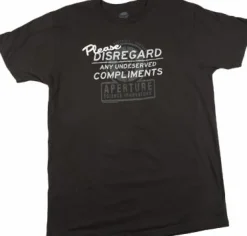 Portal 2 - Please Disregard Undeserved Compliments Male T-Shirt
