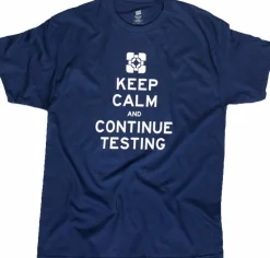 Portal - Portal 2 - Keep Calm Continue, Testing Premium Slim Male T-Shirt