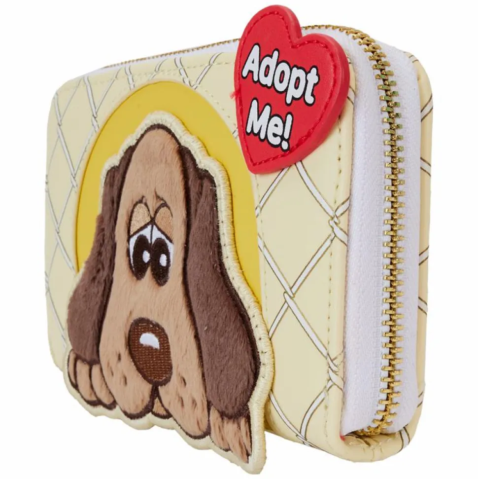Pound Puppies - 40th Anniversary Plush 4" Faux Leather Zip-Around Wallet