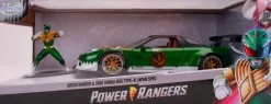 Power Rangers - Green Ranger with 2002 Honda NSX Type-R Japan Spec Hollywood Rides 1/24th Scale Die-Cast Vehicle Replica