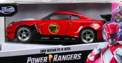 Power Rangers - Red Ranger’s 2009 Nissan GT-R R35 1/32 Scale Hollywood Rides Die-Cast Vehicle Replica